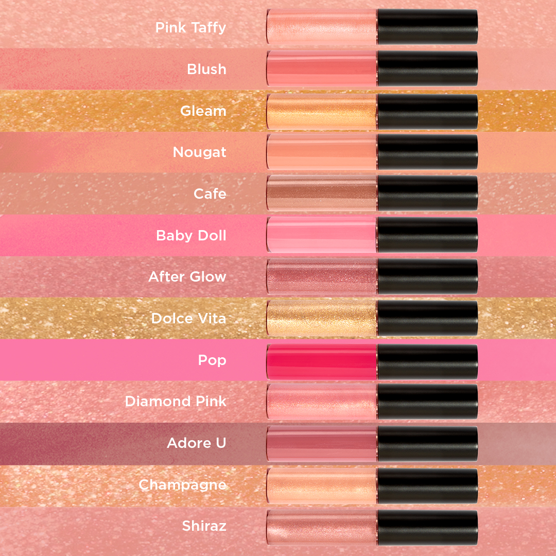 Private-Label-Lip-Gloss-Hydra-Gloss-Color-Swatches