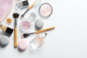 Private Labeling Cosmetics on table