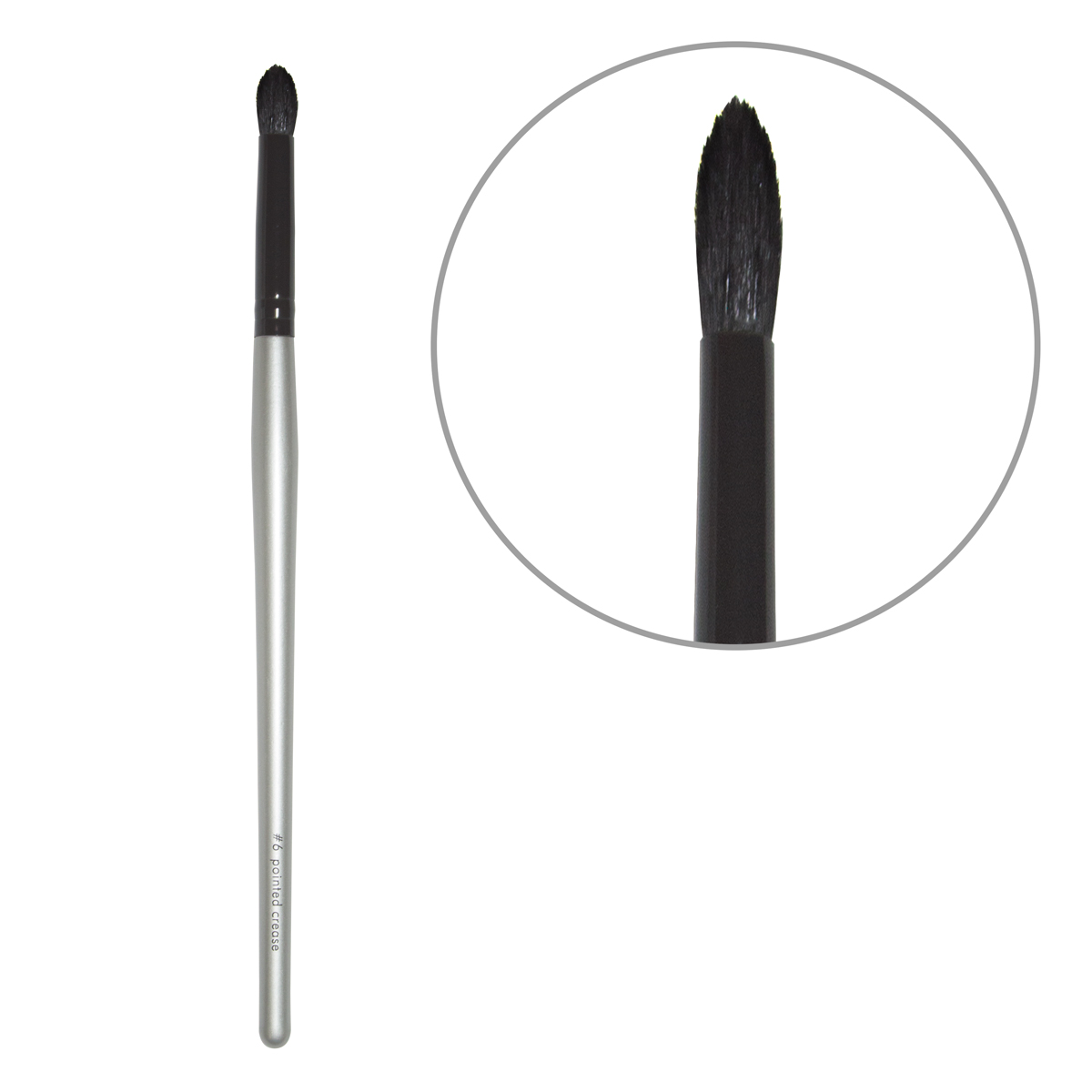 #6 Pointed Crease Brush