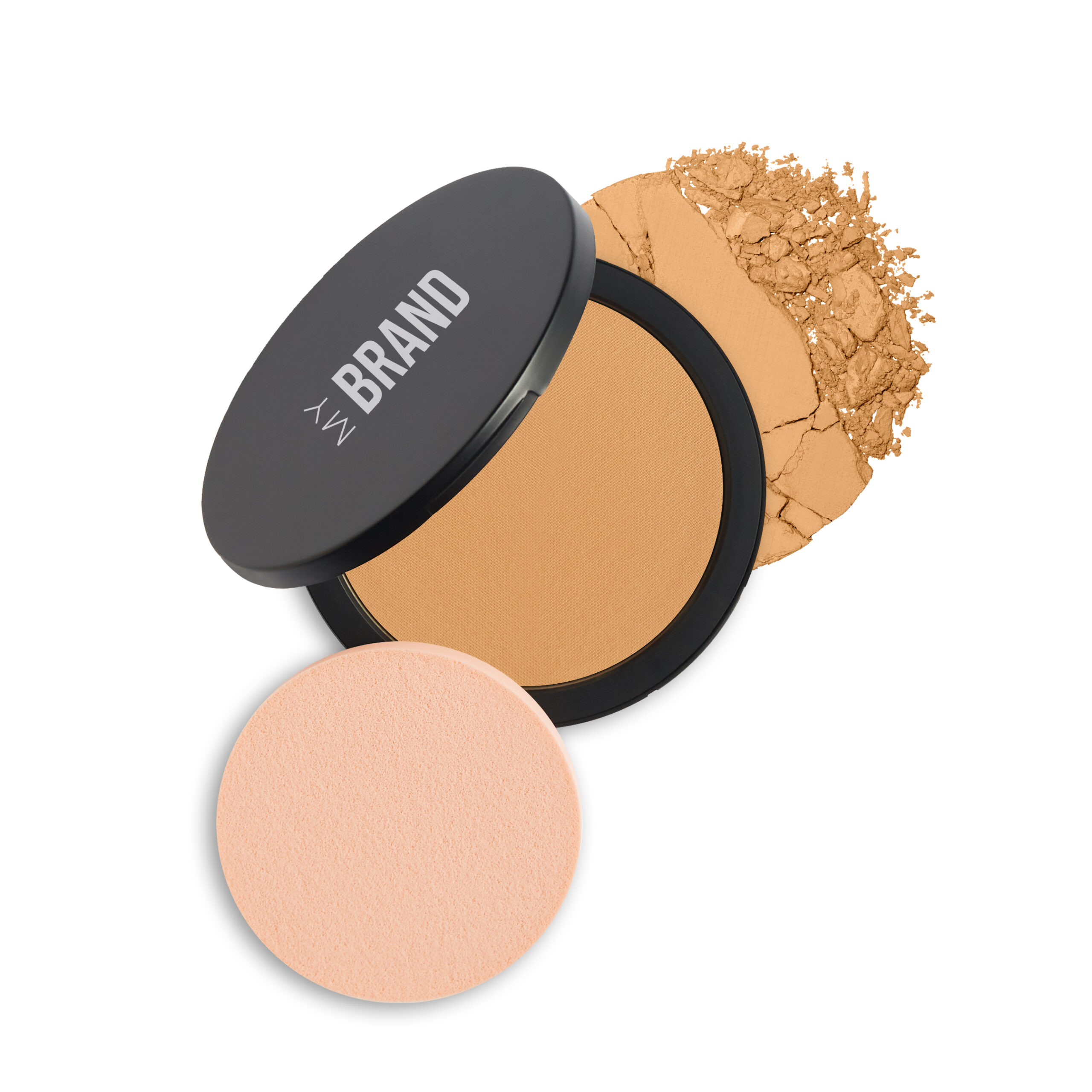 Private-Label-Pore-Less-Pressed-Powder-Foundation-Golden